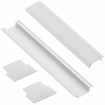 LED riba profiil GLAX, valge; PA-ZGLAXOMZ-10