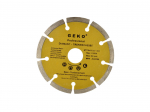Dimanta disks ar segmentētu malu, 115x8x22mm, G00250, GEKO Profi