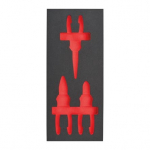 TUK&Scaron;I PUTU IELIKTŅI TĒRAUDA UZGLABĀ&Scaron;ANAI, EMPTY 3 PC PLIERS SET FOAM INSERT, 4932493685 MILWAUKEE