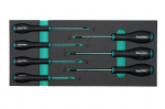 Torx skrūvgriežu komplekts, K26041, KAMASA TOOLS, 7 daļas (T8-T30)
