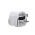 Gembird toiteadapter A-AC-UKMINTF, 10 A, valge, AC toitepistik G