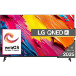 LG teler 65QNED70A6A 65" 4K Ultra HD, QNED, 3 HDMI, 1 USB, Wi-Fi, Smart TV, 20 W RMS, 2 RF, 60 Hz