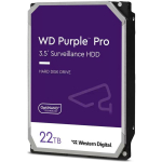Western Digital HDD WD221PURP 22TB, 7200 RPM, 512 MB, SATA III, 550 TB/a, 3.5", 24/7 t&ouml;&ouml;, JBOD