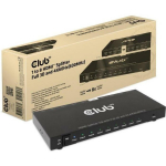 Club3D HDMI jagaja CSV-1383 1-8 HDMI 4K 60Hz 600MHz, 9 HDMI v&auml;ljundit, metallkorpus