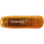 Intenso USB m&auml;lupulk 3502490 64 GB, USB 2.0, Lugemise kiirus 28 MB/s, Kirjutamise kiirus 6.5 MB/s, Oranž