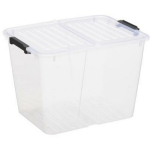 Nhg Home box Flex 2753245, 30L, ristk&uuml;lik, l&auml;bipaistev, plastmass, 430mm, 330mm, 300mm