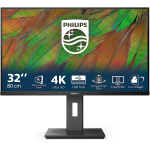 Philips LCD monitor 32B1N3800/00, 32", 3840 x 2160, 60 Hz, 4 ms, 350 cd/m&sup2;, 2xHDMI, must