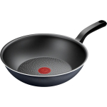 Tefal Wok H0561942, 28cm, alumiinium, must, sobiv induktsioonipliidile, fikseeritud k&auml;epide