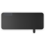 Lenovo USB-C Slim Travel Dock 4X11N40212, 65 W, HDMI, 4xUSB-C, Eclipse Black