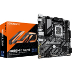 Gigabyte B860M E GEN5 emaplaat, LGA1851, DDR5, 4xSATA, toetatud liidesed SATA, M.2, Gigabit Ethernet, 7.1 kanalit