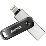 SanDisk iXpand Flash Drive Go SDIX60N-128G-GN6NE, 128 GB, USB Type-A / Lightning, 3.2 Gen 1, p&ouml;&ouml;ratav &uuml;hendus, v&otilde;tmehoidja auk