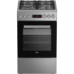 Beko Iseseisev pliit FSM52320TXDT, 60L, 4 keeduala, 8 funktsiooni, elektriline ahi, ise puhastuv
