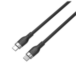 Hyper 1M Silikoon 240W USB-C Laadimiskaabel HJ4001BKGL, 1m, 240W, EPR, PD 3.1, 480 Mbps, takerdumiskindel