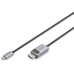 Digitus videoadapter DB-300334-010-S, 1m, 8K30Hz, 4K144Hz, kahe suuna, MST, USB toide, must