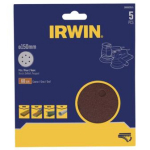 Irwin Liivapaber eksentrilisele lihvijale IW8083514, 125 mm, K400, 5 tk, puidule, metallile, eksentrilisele lihvijale
