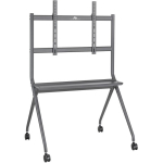Maclean mobiilne televiisori statiiv 50-86 tolli MC-977, 120kg, VESA 200x200 kuni 800x600, must, 4 lukustatavat ratast