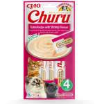 INABA Churu tuuni ja kreveti maitsega, kassi maius, 4x14g, EU115, 7% valku, 0,2% rasva, 91% niiskust, teraviljavaba, suhkruvaba