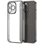 Joyroom JR-14Q3 iPhone 14 Plus 6.7" kate, l&auml;bipaistev mustade servadega, TPU, tugevdatud nurgad, k&otilde;rgendatud servad