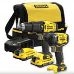 T&ouml;&ouml;riistakomplekt V20, (SFMCD711+SFMCF800), 2x2Ah; SFMCK465D2S-QW STANLEY
