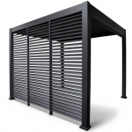 Varikatuse seinakardinad MIRADOR-111 tumehall, 123,5cm 19490 HOME4YOU