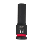 SHOCKWAVE&trade; IMPACT DUTY TRIECIENIZTURĪGAS UZGRIEŽŅU MUCIŅAS, 11 MM 1/2" IMPACT SOCKET DEEP - 1PC, 4932480329 MILWAUKEE