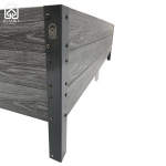 T&otilde;stetud aiapeenar Klasika Woodlook. trepi t&uuml;&uuml;p 225x75 cm, h-50-40-30 cm hall GP1507530LRB