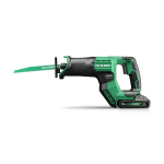 Bezvadu reciprocējo&scaron;ā zāģis, HIKOKI, CR18DMAWWZ, 18 V, kompakts, zems vibrācijas līmenis, 4 ātrumu režīmi, bezinstrumentu asmeņu maiņa