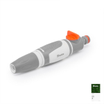 Regulējams uzgalis ar vārstu, WHITE LINE, WL-4721, TPR materiāls, slīdo&scaron;s pārklājums, ātra savienojuma adapteris