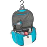 Somiņa Ultra-Sil Hanging TOILETRY Bag, SEA TO SUMMIT, 9327868156368, SMALL, 30D Ultra-Sil CORDURA brand nylon, BLUE_ATOLL