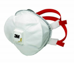 Tolmu respirator FFP3 ventiiliga, 3M, T8835, 50 x TLV