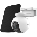 EZVIZ EB8 v&auml;li p&ouml;&ouml;rdkaamera komplekt 4K 8MP 4G WiFi p&auml;ikesepaneel Valge