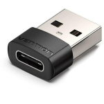 Vention USB 2.0 isane USB-C emane adapter CDWB0, 1 USB-C, 1 USB 2.0, 480Mbps, Plug-and-Play