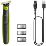 Philips Habemeajaja QP2724/23 NiMH laetav, 8 h laadimisaeg, 45 min t&ouml;&ouml;aeg, j&auml;rgib n&auml;o kontuure, 1, 3, 5 mm habeme &scaron;ampoonid