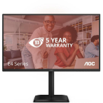 Aoc LCD monitor 27E4U 68.6 cm 1920 x 1080 FHD, 120 Hz, IPS, reguleeritav alus, USB keskjaam 3.2 Gen 1, VESA kinnitamine