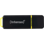 Intenso USB m&auml;lupulk 3537490 64 GB, Lugemise kiirus 250 MB/s, Kirjutamise kiirus 50 MB/s, USB 3.2 Gen 1, Must, Kollane
