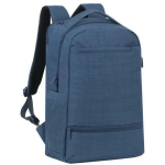 Rivacase Seljakott BISCAYNE 8365BLUE, 17.3", 850g, pol&uuml;ester, monokroomne, 2 taskut, ergonoomiline disain