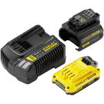Stanley Akuadapteri algkomplekt SFMCB121D1-QW, 18V, 2Ah, laadimisaeg 60min, 2A