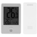 Tarmo digitaalne termomeeter 6039404, 0&ndash;50 &deg;C, -50&ndash;70 &deg;C, 4 &times; AAA 1.5 V, 12/24 tunni formaat, ABS plastmass, LCD