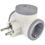 Emos Adapter P0077PD, 2&times;2P+PE, 2&times;USB-A(QC20W), 1&times;USB-C(PD20W), 3680W, IP20, laste kaitse