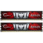 G.Skill Aegis m&auml;lu komplekt F3-1600C11D-16GIS, 16GB (8GBx2), DDR3, 1600 MHz, 1.5 V, kahekordne kanal, mittevahem&auml;lu