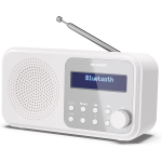 Sharp Tokyo kaasaskantav digitaalne raadio DR-P420(WH), DAB/DAB+/FM, Bluetooth 5.0, 4 x AA aku, valge