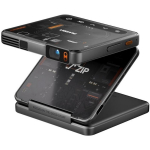 Aurzen ZIP Trifold Cyber projektor AU-PJ-ZP002M-UNBK0, 720p, 100 ANSI luumenit, 5000 mAh, automaatne teravustamine, Bluetooth 5.4