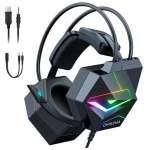 Onikuma X20 M&auml;ngu K&otilde;rvaklapid Black (N), 32&Omega;, 50mm, 103dB, 2.2m, USB, 3.5mm, 20Hz&ndash;20KHz, Omnidirektsionaalne mikrofon