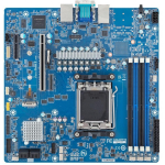 Gigabyte MC13-LE2 AM5 AMD emaplaat MC13LE2, 244mm, 244mm, 4 m&auml;lupesa, 2xUSB 3.2, 2xRJ-45, 1xVGA, 1xPCIe x16