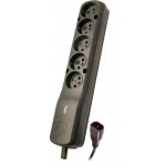 Lestar pikendus LZ-430BW 1966020000, 1,5m, 230V, 10A, 5 pesa, must