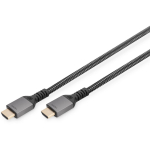 Digitus 8K PREMIUM HDMI 2.1 &uuml;henduskabel DB-330200-010-S, 1m, HDMI A/A, 8K60Hz tugi, kuldne kattekiht