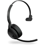 Jabra Evolve2 55 Link380c MS Mono 25599-899-899, 30m, Mono, 1xUSB-C, 38dBV, Bluetooth, m&uuml;ra summutamine