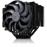 Noctua NH-D15 G2 chromax.black, kahetorniline CPU jahuti, 155.6 m&sup3;/h, 12 V, 14 cm, 4-pin, PWM, 1500 RPM, 24.8 dB, LGA 1700, AM5