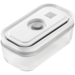 ZWILLING 36803-100-0 toiduhoidik, 0.35L, klaas, ristk&uuml;likukujuline, hall, &otilde;hukindel, virnastatav