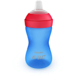 Philips Avent My Grippy &otilde;ppetops SCF802/01, 300ml, 9m+, sinine, lekkekindel, pehme tila, BPA-vaba